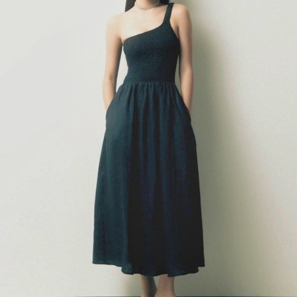 Caramel Monster Rebecca Midi Dress Black XS